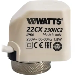 22CX230NC2 - Watts Elektrotermik Aktüatör