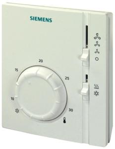 FCU Oda Termostatı, 3 Hız Fan Kontrol, 4 Borulu, Isıtma/Soğutma, 230V AC RAB31
