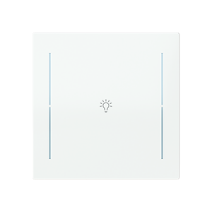 ABB LFB/A.1.70.1 Trevion® KNX Anahtar 1 fold Kapak Aydınlatma İkonlu, 70 x 70 mm