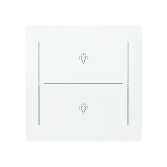 ABB LFBT/A.2.70.1 Trevion® KNX Anahtar 2 fold Kapak Aydınlatma İkonlu, 70 x 70 mm