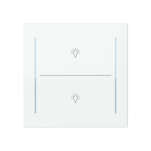 ABB LFBT/A.2.70.1 Trevion® KNX Anahtar 2 fold Kapak Aydınlatma İkonlu, 70 x 70 mm