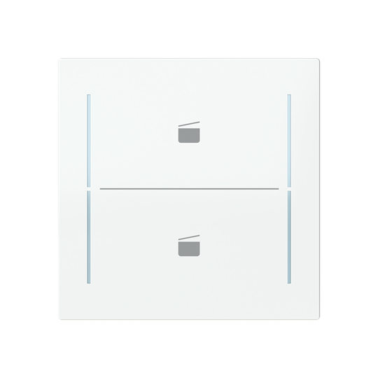 ABB LFST/A.2.70.1 Trevion® KNX Anahtar 2 fold Kapak Senaryo İkonlu, 70 x 70 mm