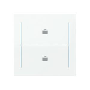 ABB LFST/A.2.70.1 Trevion® KNX Anahtar 2 fold Kapak Senaryo İkonlu, 70 x 70 mm