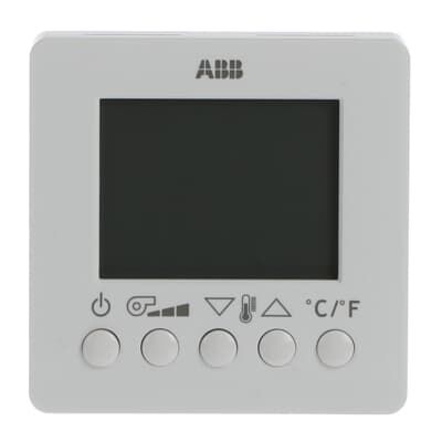 ABB 6138/11 KNX Fan Coil Oda Termostatı - LCD Davos / Stüdyo Beyazı