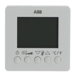 ABB 6138/11 KNX Fan Coil Oda Termostatı - LCD Davos / Stüdyo Beyazı