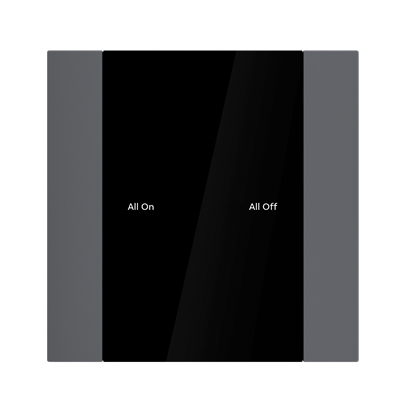 ABB YUB/U1.0.1 1/2 fold KNX Anahtar Gümüş
