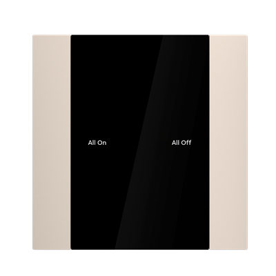 ABB YUB/U1.0.1 1/2 fold KNX Anahtar Şampanya Altın