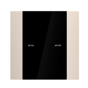 ABB YUB/U1.0.1 1/2 fold KNX Anahtar Şampanya Altın