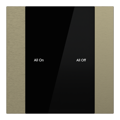 ABB YUB/U1.0.1 1/2 fold KNX Anahtar Antik Altın