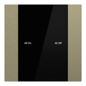 ABB YUB/U1.0.1 1/2 fold KNX Anahtar Antik Altın