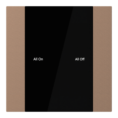 ABB YUB/U1.0.1 1/2 fold KNX Anahtar Moka Kahverengi