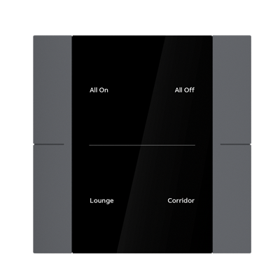 ABB YUB/U2.0.1 2/4 fold KNX Anahtar Gümüş