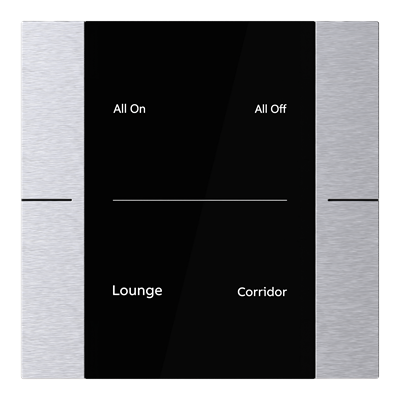 ABB YUB/U2.0.1 2/4 fold KNX Anahtar Paslanmaz Çelik