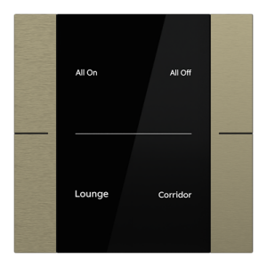 ABB YUB/U2.0.1 2/4 fold KNX Anahtar Antik Altın