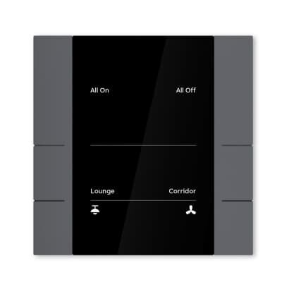 ABB YUB/U3.0.1 3/6 fold KNX Anahtar Gümüş