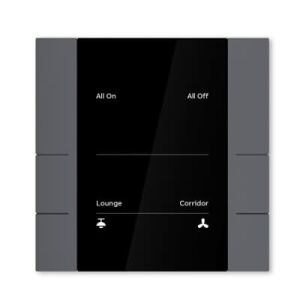 ABB YUB/U3.0.1 3/6 fold KNX Anahtar Gümüş