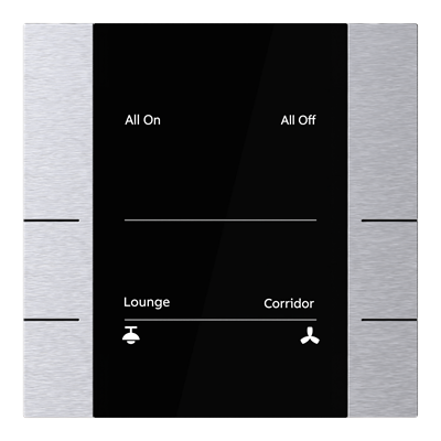ABB YUB/U3.0.1 3/6 fold KNX Anahtar Paslanmaz Çelik