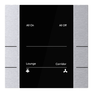 ABB YUB/U3.0.1 3/6 fold KNX Anahtar Paslanmaz Çelik