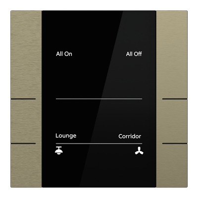 ABB YUB/U3.0.1 3/6 fold KNX Anahtar Antik Altın