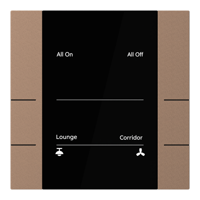 ABB YUB/U3.0.1 3/6 fold KNX Anahtar Moka Kahverengi
