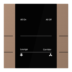 ABB YUB/U3.0.1 3/6 fold KNX Anahtar Moka Kahverengi