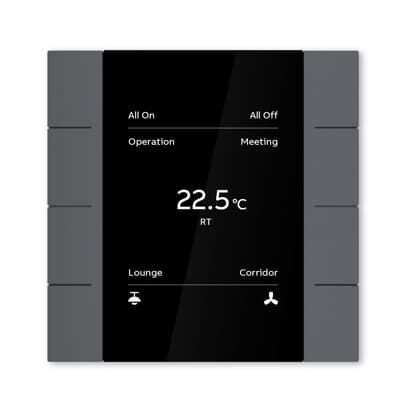 ABB YUB/U4.0.1 4/8 fold KNX Anahtar Gümüş