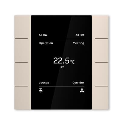 ABB YUB/U4.0.1 4/8 fold KNX Anahtar Şampanya Altın