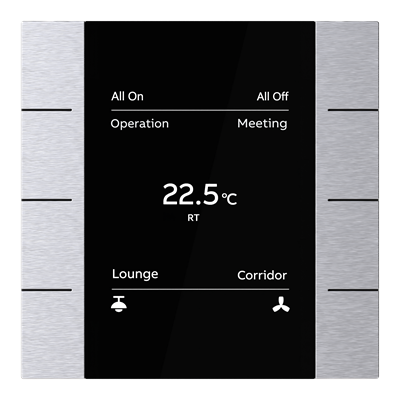 ABB YUB/U4.0.1 4/8 fold KNX Anahtar Paslanmaz Çelik