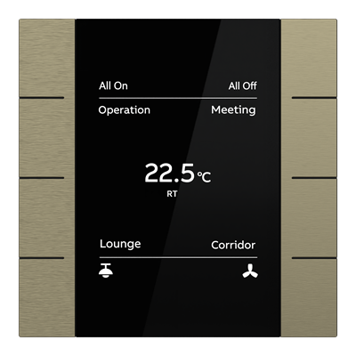 ABB YUB/U4.0.1 4/8 fold KNX Anahtar Antik Altın