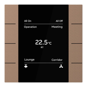 ABB YUB/U4.0.1 4/8 fold KNX Anahtar Moka Kahverengi