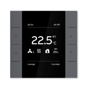 ABB YUBR/U4.0.1 2/4 fold Termostatlı KNX Anahtar Gümüş