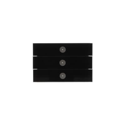 ABB 6342 Busch-priOn® 3/6 fold KNX Anahtar Siyah Cam