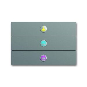 ABB 6342 Busch-priOn® 3/6 fold KNX Anahtar Paslanmaz Çelik
