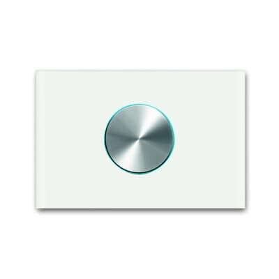 ABB 6341 Busch-priOn® 1/1 fold KNX Rotary Anahtar Beyaz Cam
