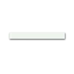 ABB 6349 Busch-priOn® Alt Sonlandırma Çıtası Logosuz Beyaz Cam