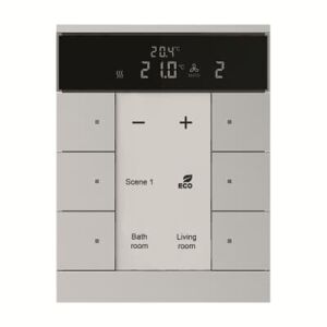 ABB SBS/U6.0.1 Tenton® 3/6 fold KNX Slave Termostat Alüminyum Gümüş