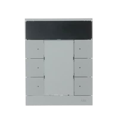 ABB SBR/U6.0.1 Tenton® 3/6 fold KNX Master/Controller Termostat Alüminyum Gümüş