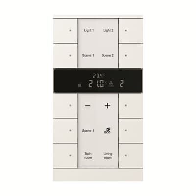 ABB SBS/U10.0.1 Tenton® 5/10 fold KNX Slave Termostat Mat Stüdyo Beyazı