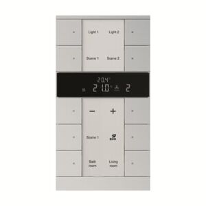 ABB SBS/U10.0.1 Tenton® 5/10 fold KNX Slave Termostat Alüminyum Gümüş