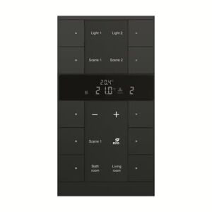 ABB SBR/U10.0.1 Tenton® 5/10 fold KNX Master/Controller Termostat Mat Siyah