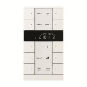ABB SBC/U10.0.1 Tenton® 5/10 fold KNX Master/Controller CO2 ve Nem Sensörlü Termostat Mat Stüdyo Beyazı