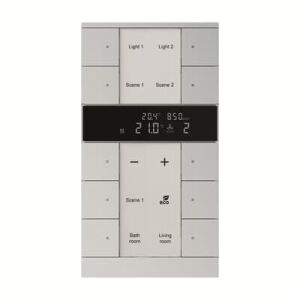 ABB SBC/U10.0.1 Tenton® 5/10 fold KNX Master/Controller CO2 ve Nem Sensörlü Termostat Alüminyum Gümüş