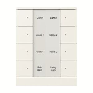 ABB SB/U8.0.1 Tenton® 4/8 fold KNX Anahtar Mat Stüdyo Beyazı