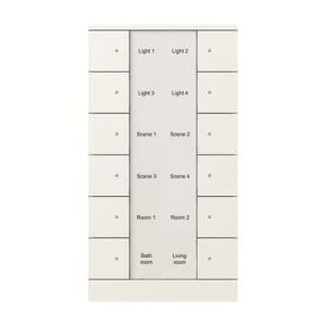 ABB SB/U12.0.1 Tenton® 6/12 fold KNX Anahtar Mat Stüdyo Beyazı
