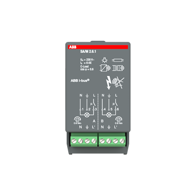 ABB SA/M2.16.1 On-Off Çıkış Modülü 2 Kanal 16 A
