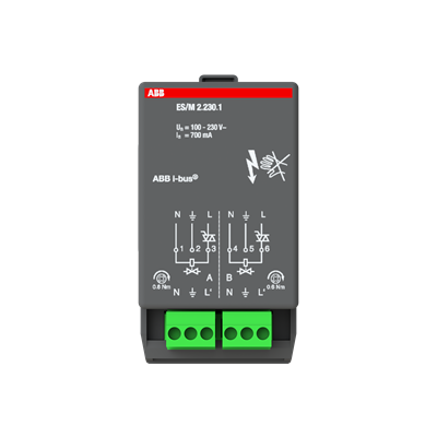 ABB ES/M2.230.1 Elektronik Vana Kontrol Modülü 2 Kanal 230 V