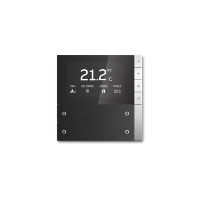 ABB PEONIA PEBR/U2.0.1 2/4 Termostatlı KNX Anahtar Mat Siyah