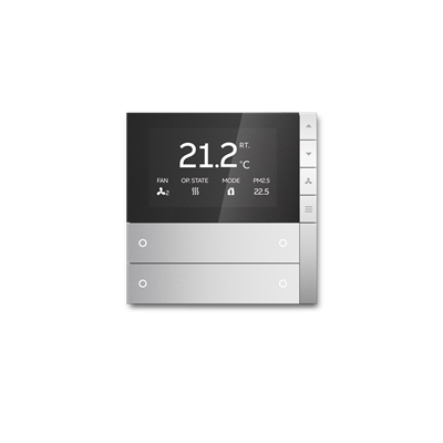 ABB PEONIA PEBR/U2.0.1 2/4 Termostatlı KNX Anahtar Mat Gümüş