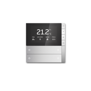 ABB PEONIA PEBR/U2.0.1 2/4 Termostatlı KNX Anahtar Mat Gümüş