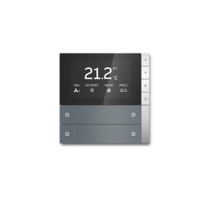ABB PEONIA PEBR/U2.0.1 2/4 Termostatlı KNX Anahtar Mat Platin